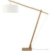 Vloerlamp Montblanc - Bamboe/Wit - 175x60x207cm