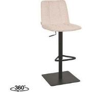 LABEL51 Barkruk Juul - Naturel - Boucle - Gaslift