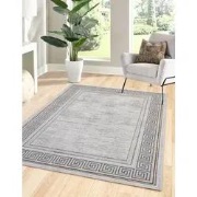 Minye Modern Grijs vloerkleed - Romeins Motief - 160 X 230 CM