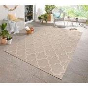 Tenedo Indoor & Outdoor Beige vloerkleed - Barok Design - 80 X 250 CM