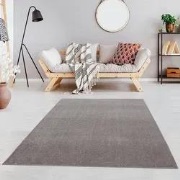 Liam Effen Beige vloerkleed - - 120 X 170 CM