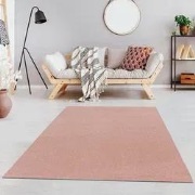 Liam Effen Roze vloerkleed - - 80 X 150 CM