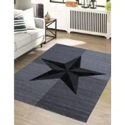 Marlon Modern Grijs vloerkleed - Ster - 80 X 150 CM