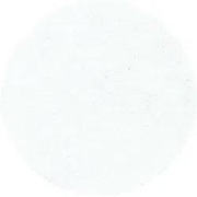 Azure Hoogpolig Effen Wit vloerkleed - Rond - 80 X 80 CM