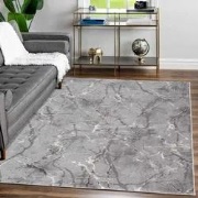Tamara vloerkleed - Marmer Design Modern Laagpolig - Grijs - 160 X 230...