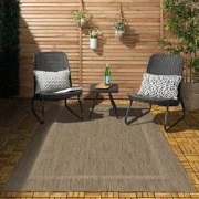 Capri Buitenkleed Indoor & Outdoor Bruin - 140 X 200 CM
