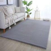 Teresa Hoogpolig Fluffy Grijs vloerkleed - - 240 X 340 CM