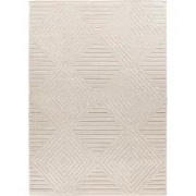 Justina vloerkleed - Japandi Stijl Voor Binnen & Buiten Modern - Crème...