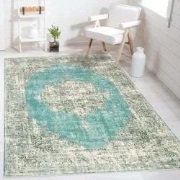 Burano vloerkleed - Medaillon Vintage - Mint Groen - 160 X 230 CM