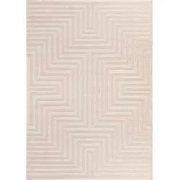 Cara vloerkleed - Labyrinth Modern Japandi - Beige - 120 X 170 CM