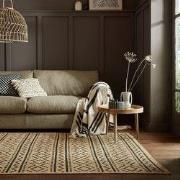 Luis vloerkleed - Laagpolig - Jute - Modern - Naturel / Beige / Zwart ...