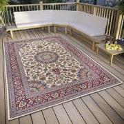 Klassiek Binnen- En Buitenkleed - Kadi Crème/Rood - 80 X 165 CM