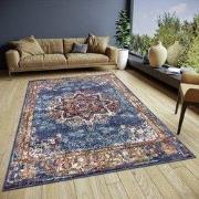 Vintage vloerkleed - Maderno Blauw / Multi - 160 X 235 CM