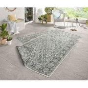 Binnen & Buiten vloerkleed - Curacao Groen/Crème Omkeerbaar - 80 X 150...