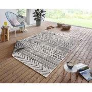 Binnen & Buitenkleed Omkeerbaar - Biri Zwart/Crème - 200 X 290 CM