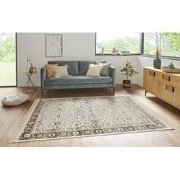 Klassiek vloerkleed - Laagpolig - Naveh - Franjes - Beige / Multi - 19...