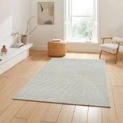 Laagpolig Vloerkleed Delia - grijs - 240 X 340 CM