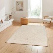 Laagpolig Vloerkleed Delia - Barok design - creme - 200 X 280 CM