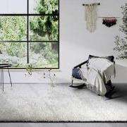 Hoogpolig vloerkleed - Olaf - Shaggy - Ivoor / Wit - 200x290 cm