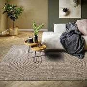 Japandi vloerkleed laagpolig - New York Design - Panglao Taupe - 80x12...