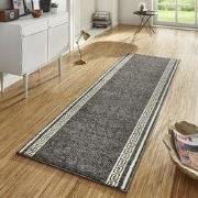 Loper laagpolig Casa - Designer Velours - Grijs - 80x350 cm