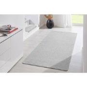 Loper Uni Laagpolig Effen Vloerkleed - Fancy - Grijs - 100x150 cm