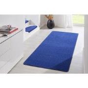 Loper Uni Laagpolig Effen Vloerkleed - Fancy - Blauw - 100x150 cm