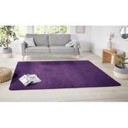 Laagpolig Effen Uni Vloerkleed - Nasty - Paars - 160x240 cm