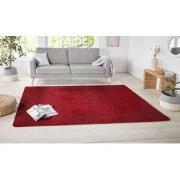 Laagpolig Effen Uni Vloerkleed - Nasty - Rood - 140x200 cm