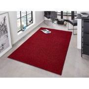 Laagpolig Velours Vloerkleed - Designer Pure - Rood - 160x240 cm