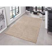 Laagpolig Velours Vloerkleed - Designer Pure - Taupe / Creme - 160x240...