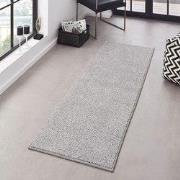 Loper Laagpolig Velours Vloerkleed - Designer Pure - Grijs - 80x300 cm