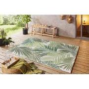 Laagpolig vloerkleed - Vai - Binnen en buitenkleed - Groen - 80x150 cm