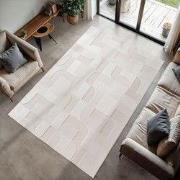 Binnen & Buiten vloerkleed - Zora Geo Shapes - Creme - 140x200 cm