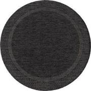 Binnen & Buitenkleed Romile - Kader / Lijstmotief - Antraciet - 80x250...