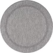 Binnen & Buitenkleed Romile - Kader / Lijstmotief - Grijs - 240x340 cm