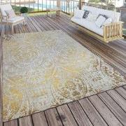 Binnen en Buitenkleed Artalli - Barok Design - Geel - 160x220 cm