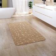 Badkamer Vloerkleed Corina - Beige - 65x120 cm