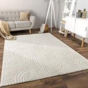 Laagpolig Vloerkleed Lely - Japandi - Creme - 120x160 cm