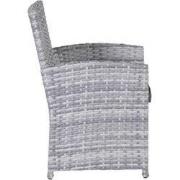 Seagull dining fauteuil - cloudy grey - reflex black