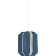 Light & Living - hanglamp - Kozana - blauw - textiel - E27 - 2982772