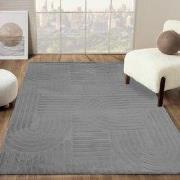 Japandi vloerkleed – Eve Grijs - 160x230 cm