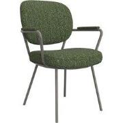 LABEL51 Eetkamerstoel Lausanne - Forest - Royal Boucle - Forest Metale...