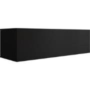 Meubella - TV-Meubel Flame - Mat Zwart - 100 cm