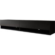 Meubella - TV-Meubel Asino - Mat Zwart  - 180 cm