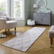 Modern binnen- en buitenloper – Elm Leaf Beige - 66x230 cm