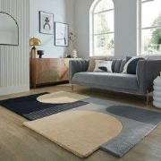 Wollen vloerkleed Lozenge - Monochrome - 200x290 cm