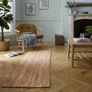 Loper Jute Vloerkleed Boucle Multi - 60x300 cm