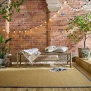 Laagpolig Vloerkleed Sisal Look - Grijs - 160x230 cm