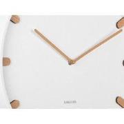 Karlsson Wandklok Grace - Wit - Ø40cm - Wandklok Modern